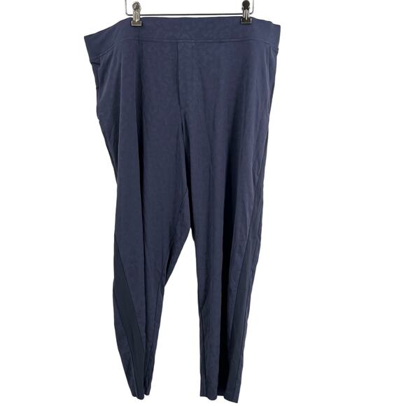 Athleta Brooklyn Pant Size 18 Textured Ankle Purple - Picture 1 of 7